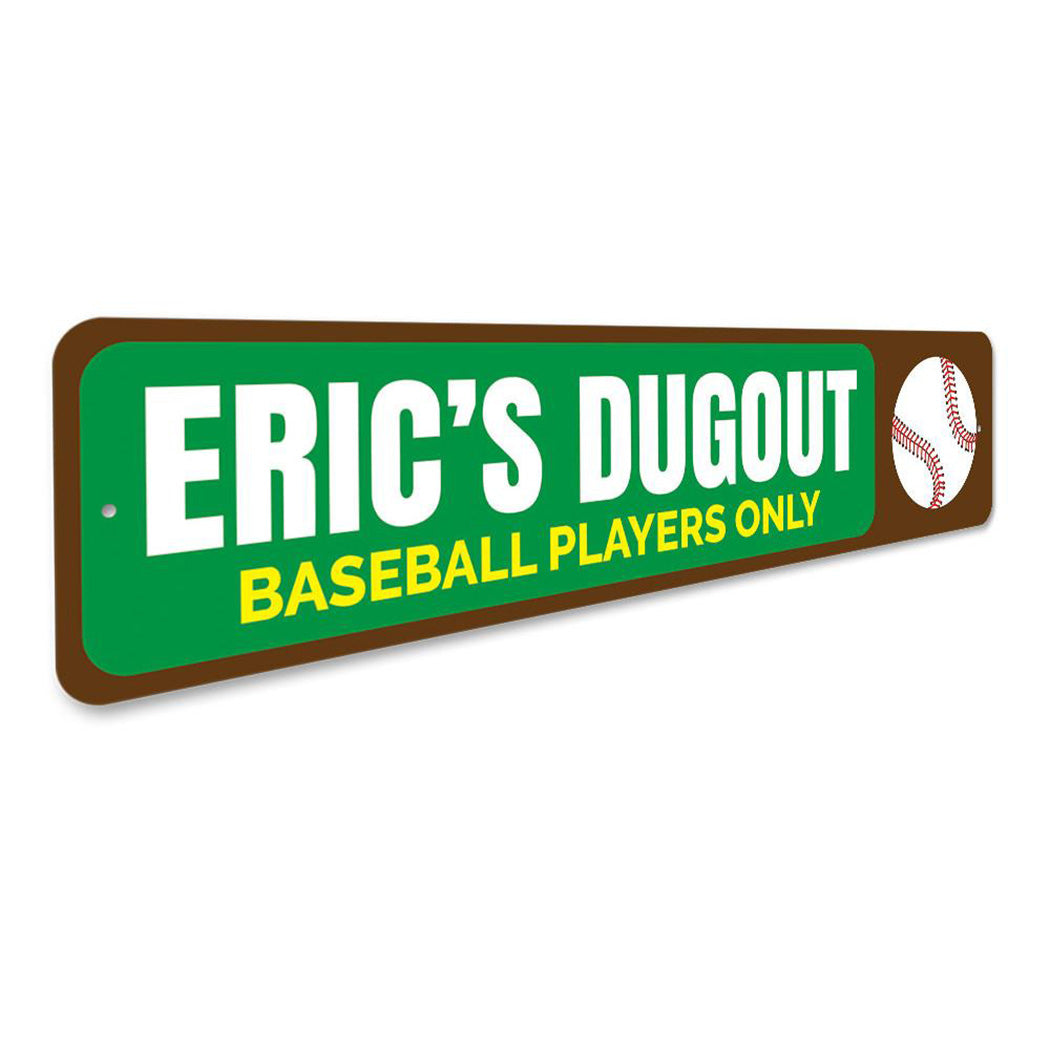 Baseball Dugout Sign