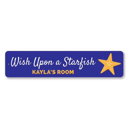 Wish Upon A Starfish Sign