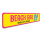 Beach Girl Sign