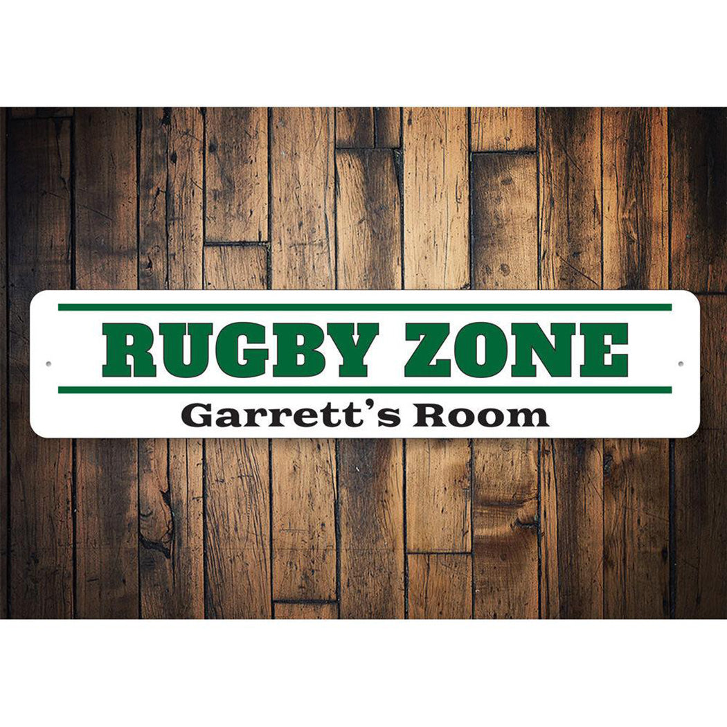 Rugby Zone Sign