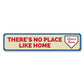 There's No Place Like Home Metal Sign