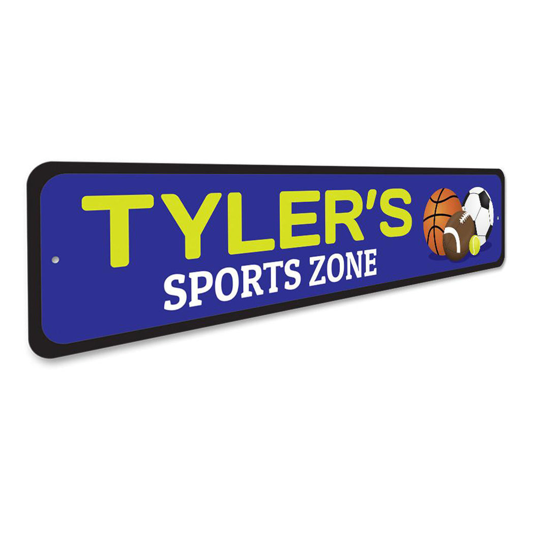 Sports Zone Sign