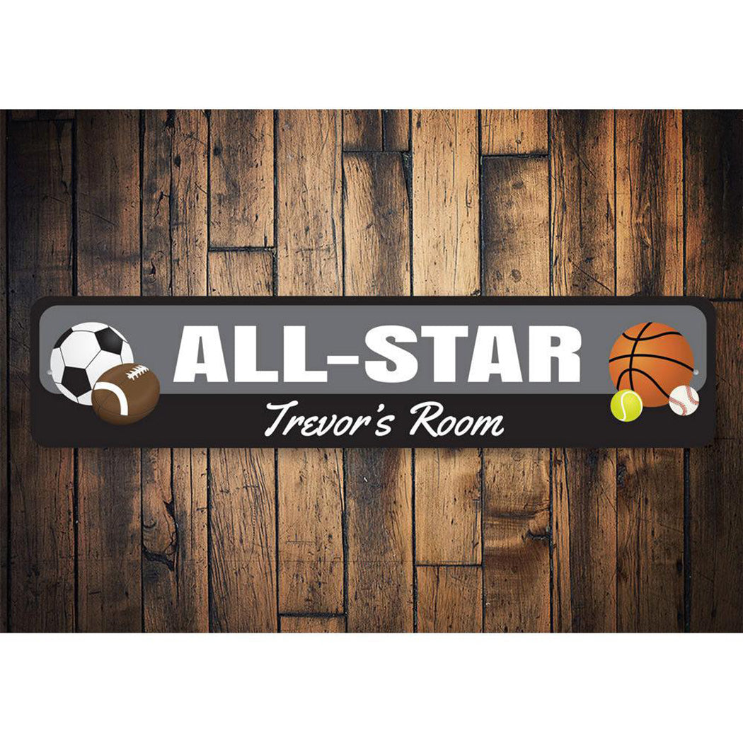 All Star Sports Sign