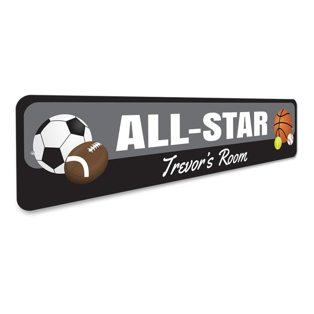 All Star Sports Sign