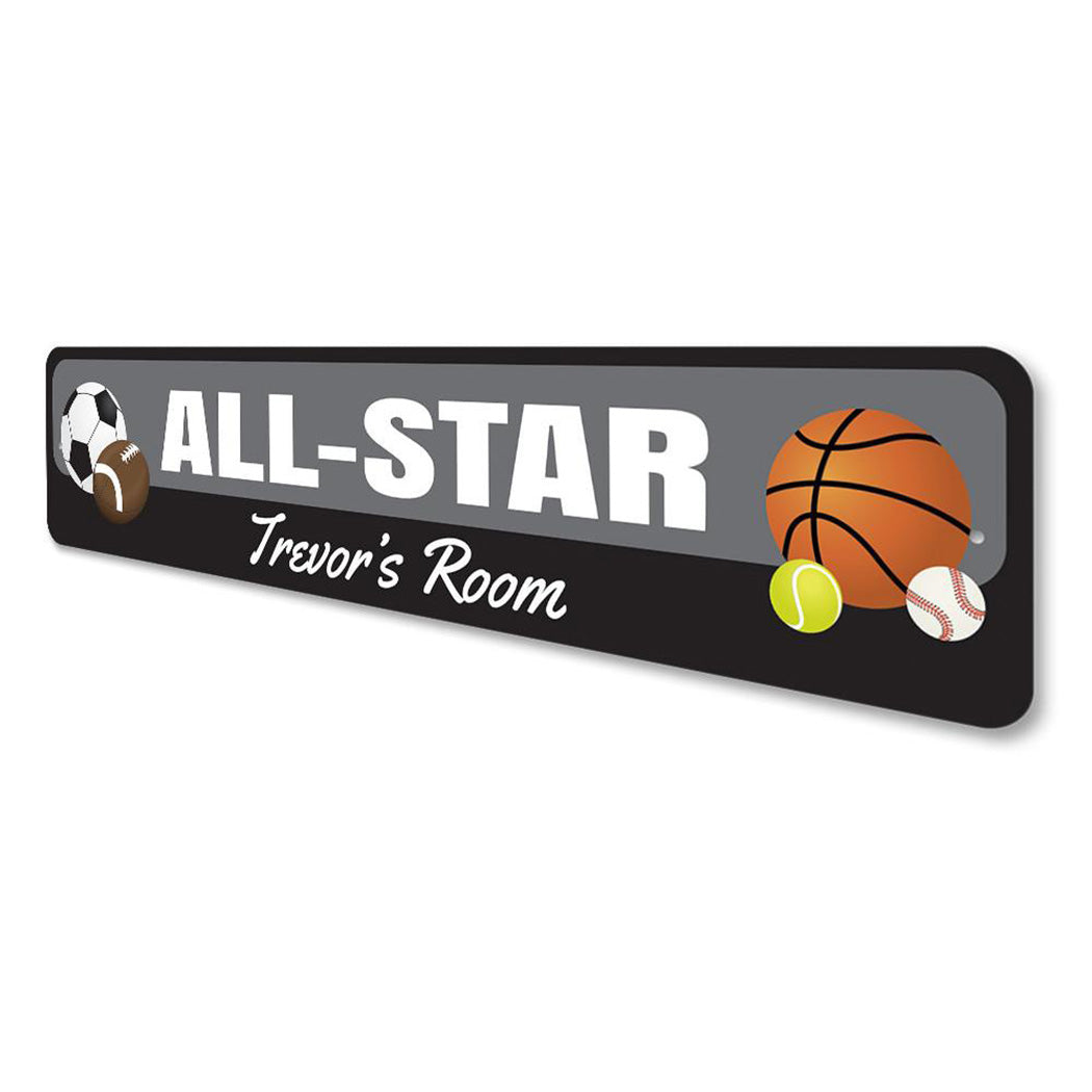 All Star Sports Sign