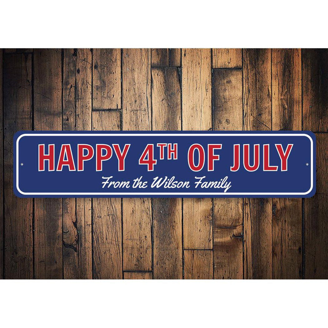 Family 4th of July Sign