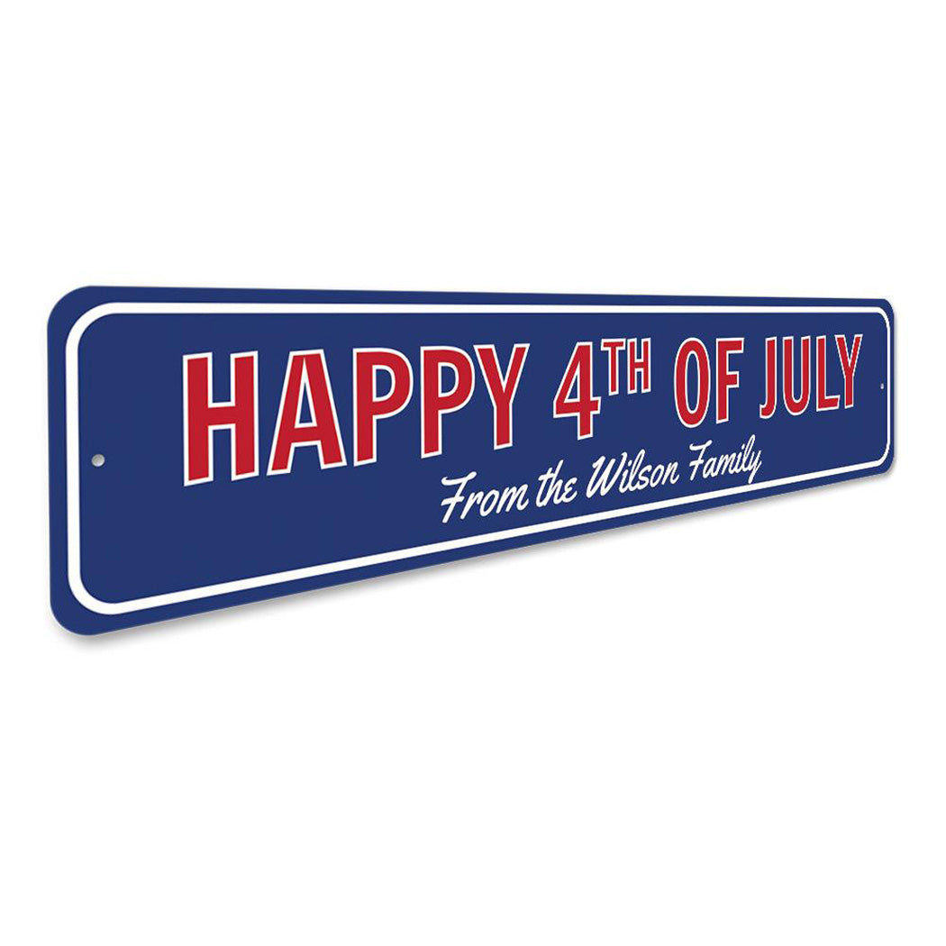 Family 4th of July Sign