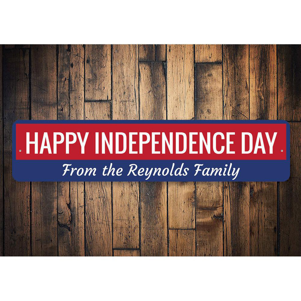 Happy Independence Day Sign