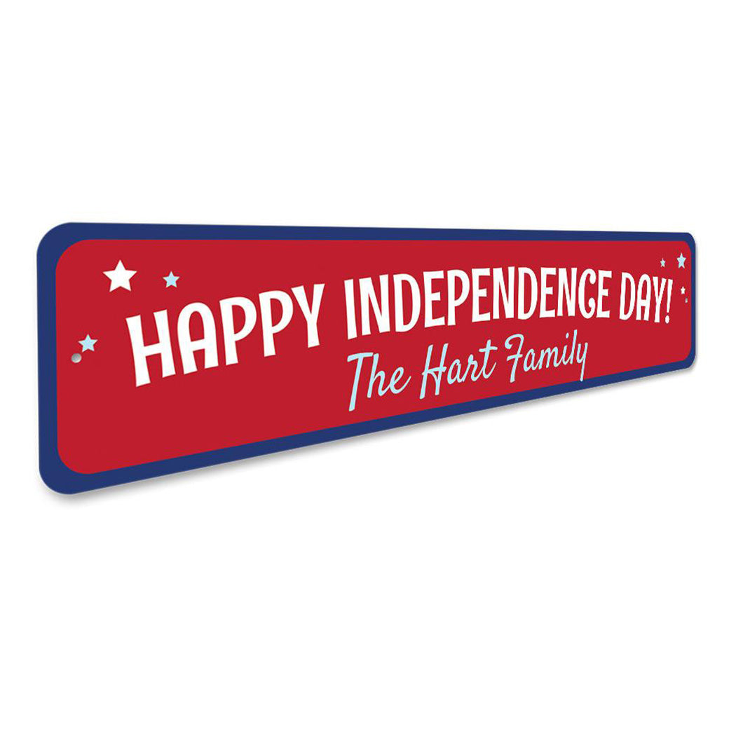 Independence Day Family Sign