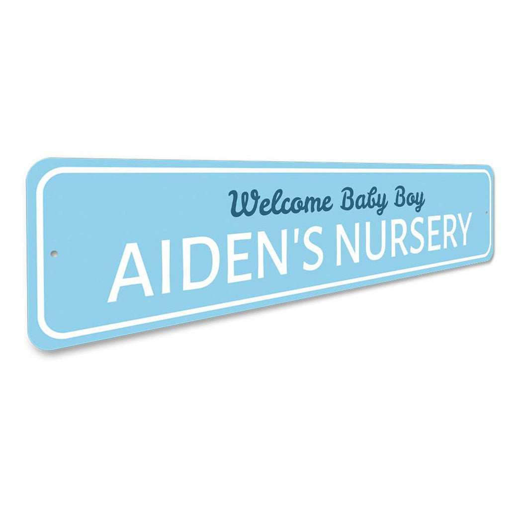 Welcome Baby Boy Sign