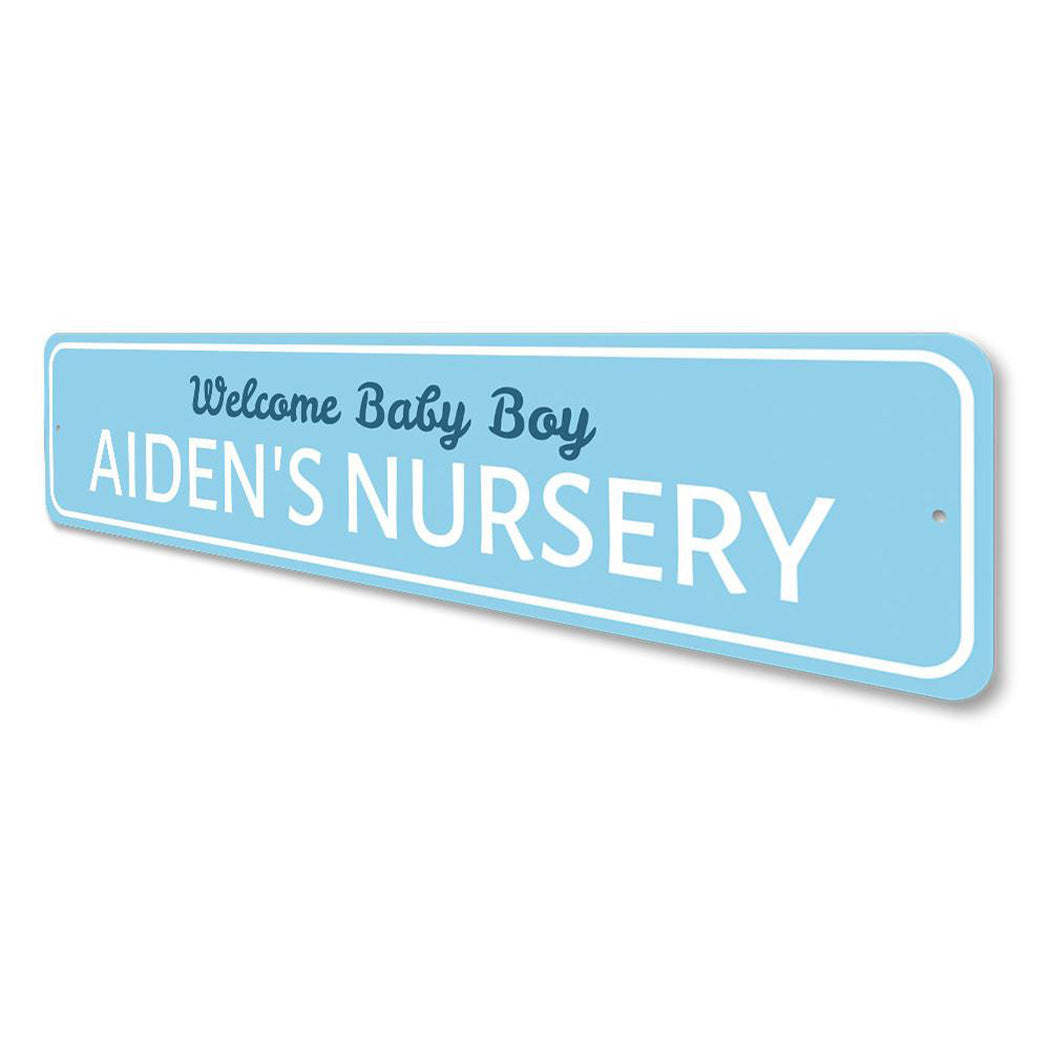 Welcome Baby Boy Sign