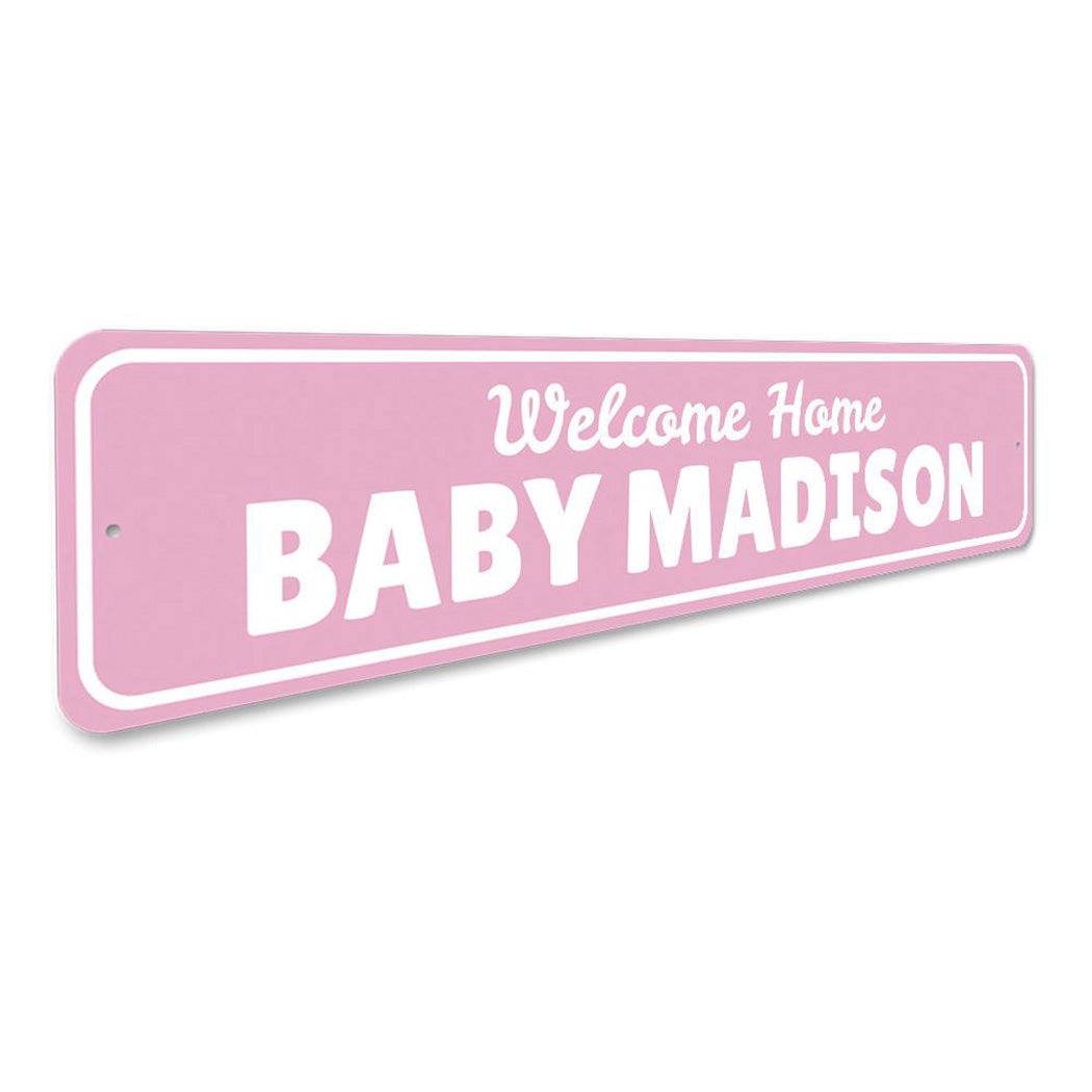 Welcome Home Baby Sign