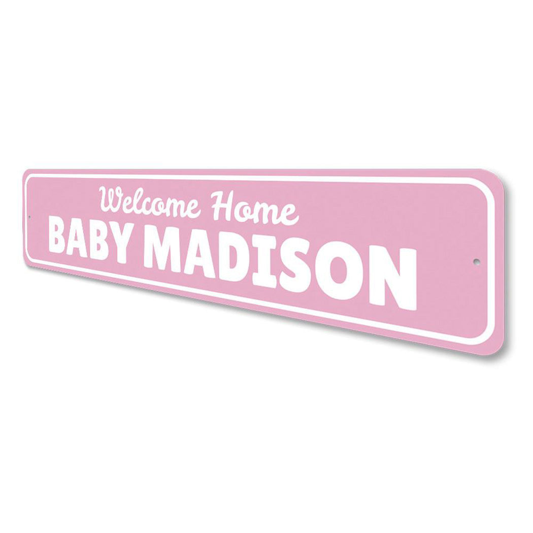 Welcome Home Baby Sign