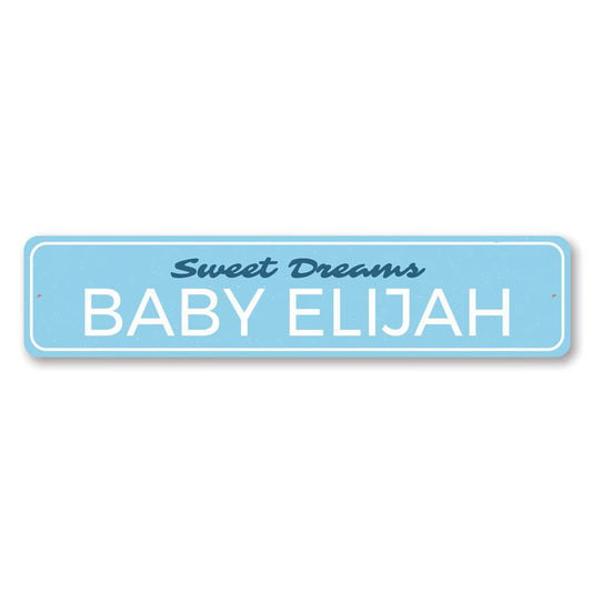 Sweet Dreams Baby Name Sign