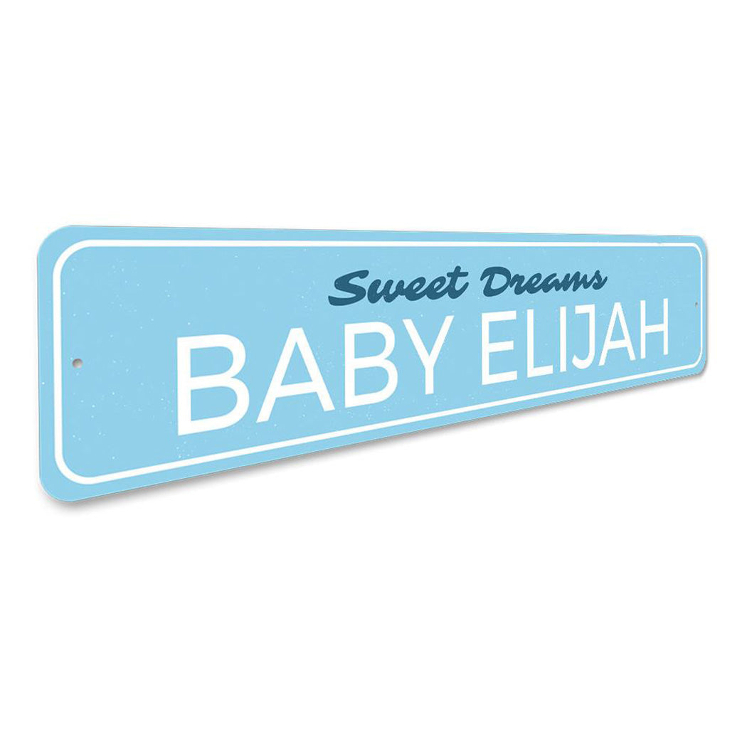 Sweet Dreams Baby Name Sign