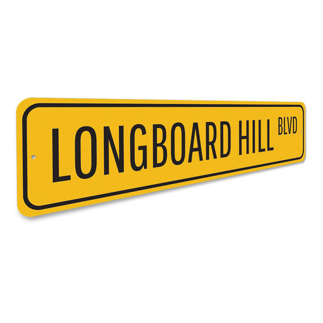 Longboard Hill Blvd Sign