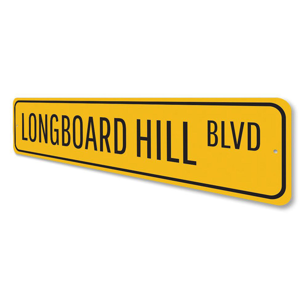 Longboard Hill Blvd Sign