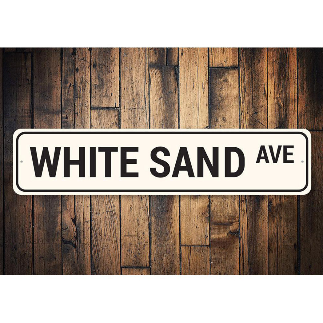 White Sand Avenue Sign