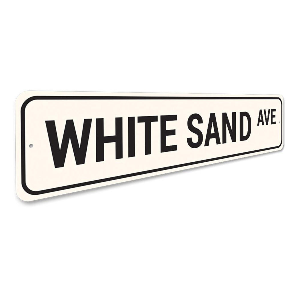 White Sand Avenue Sign