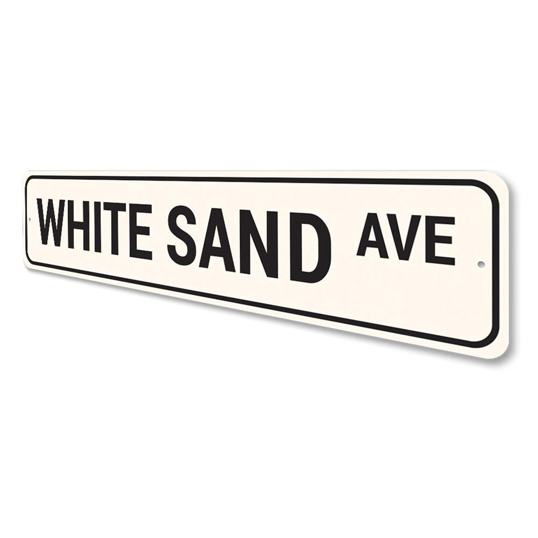 White Sand Avenue Sign