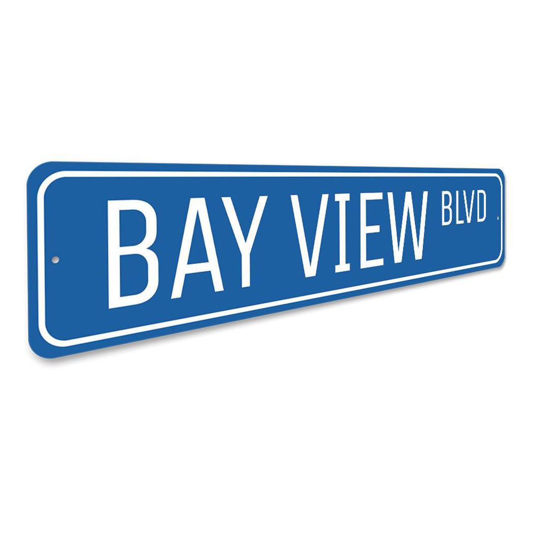 Bay View Blvd Sign