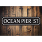 Ocean Pier Street Sign