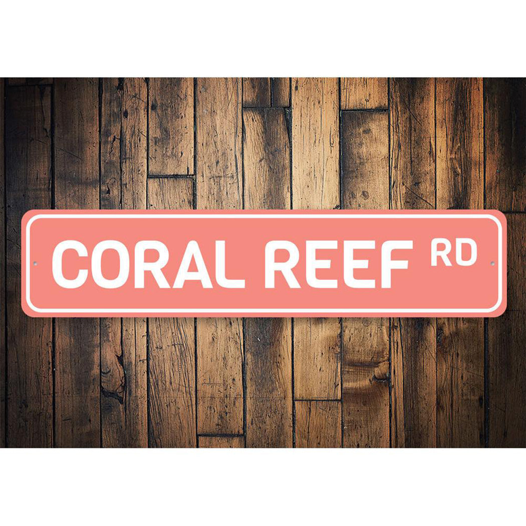 Coral Reef Road Sign