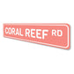 Coral Reef Road Sign