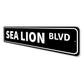Sea Lion Blvd Sign
