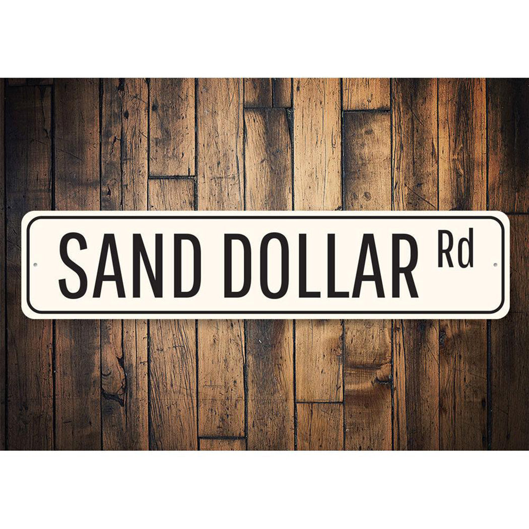 Sand Dollar Road Sign