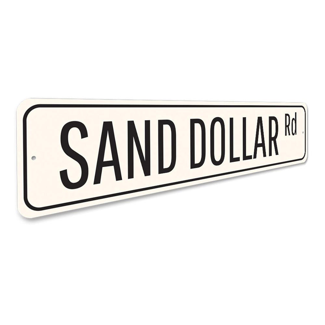 Sand Dollar Road Sign