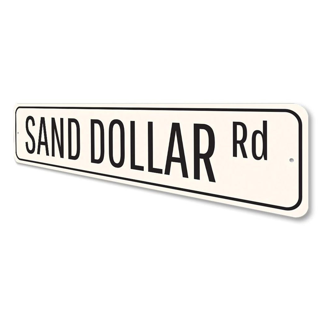 Sand Dollar Road Sign