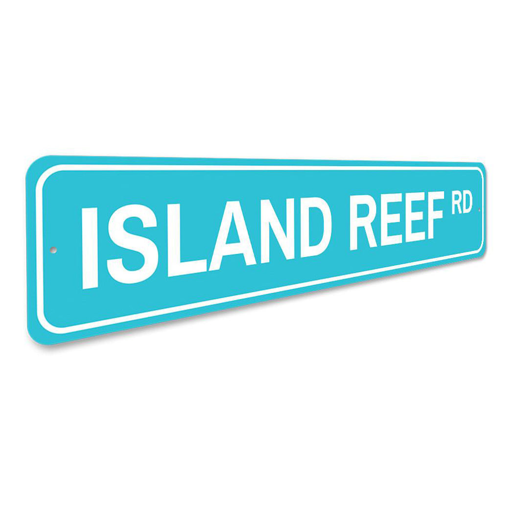 Island Reef Road Sign