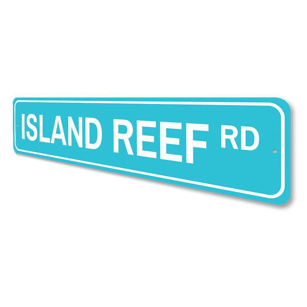 Island Reef Road Sign