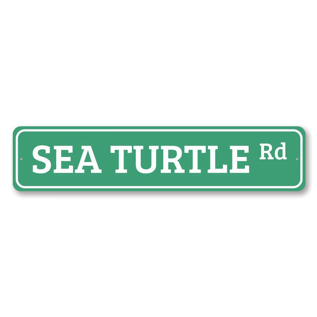 Sea Turtle Road Sign – Lizton Sign Shop Wholesale