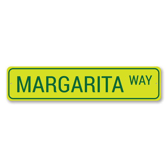 Margarita Way Metal Sign