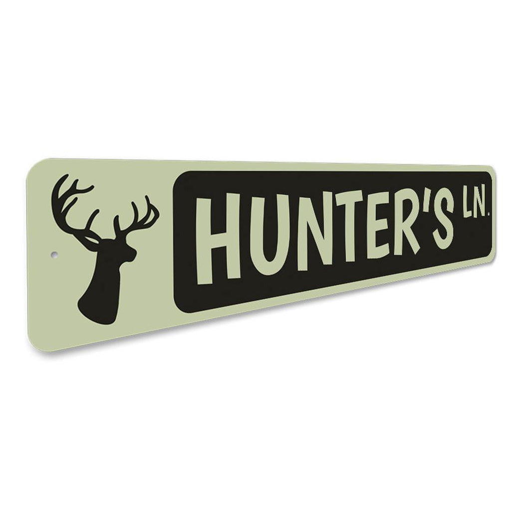 Hunter's Lane Sign