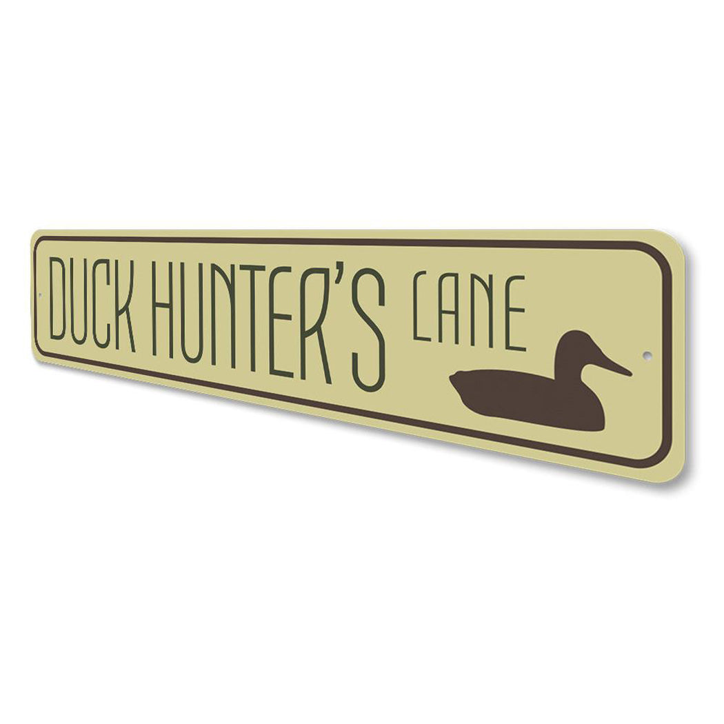 Duck Hunter's Lane Sign