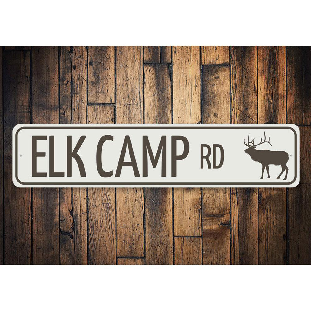 Elk Camp Road Sign