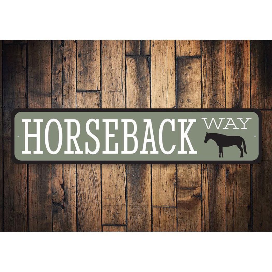 Horseback Way Sign