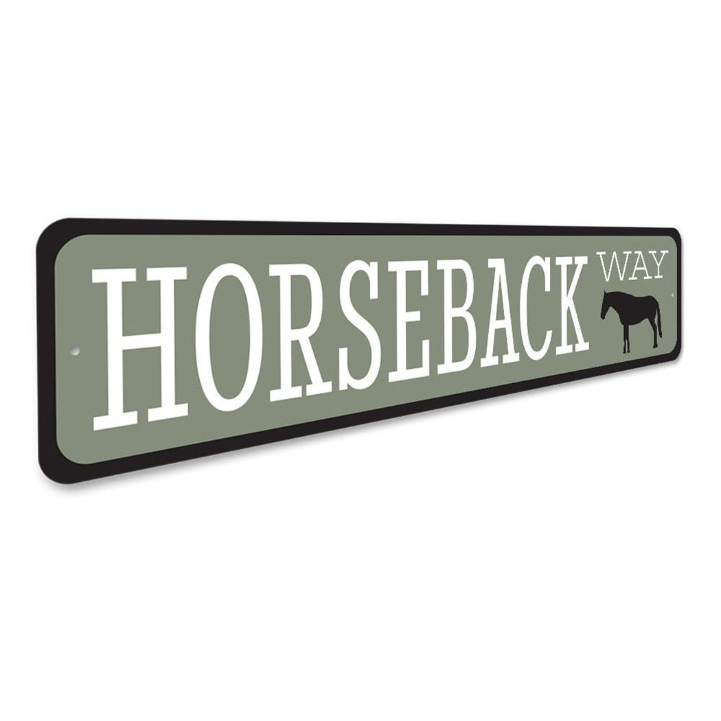 Horseback Way Sign