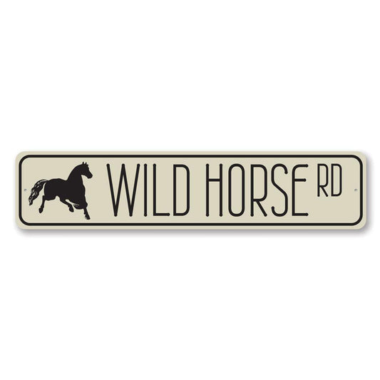 Wild Horse Road Sign