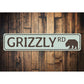 Grizzly Road Sign