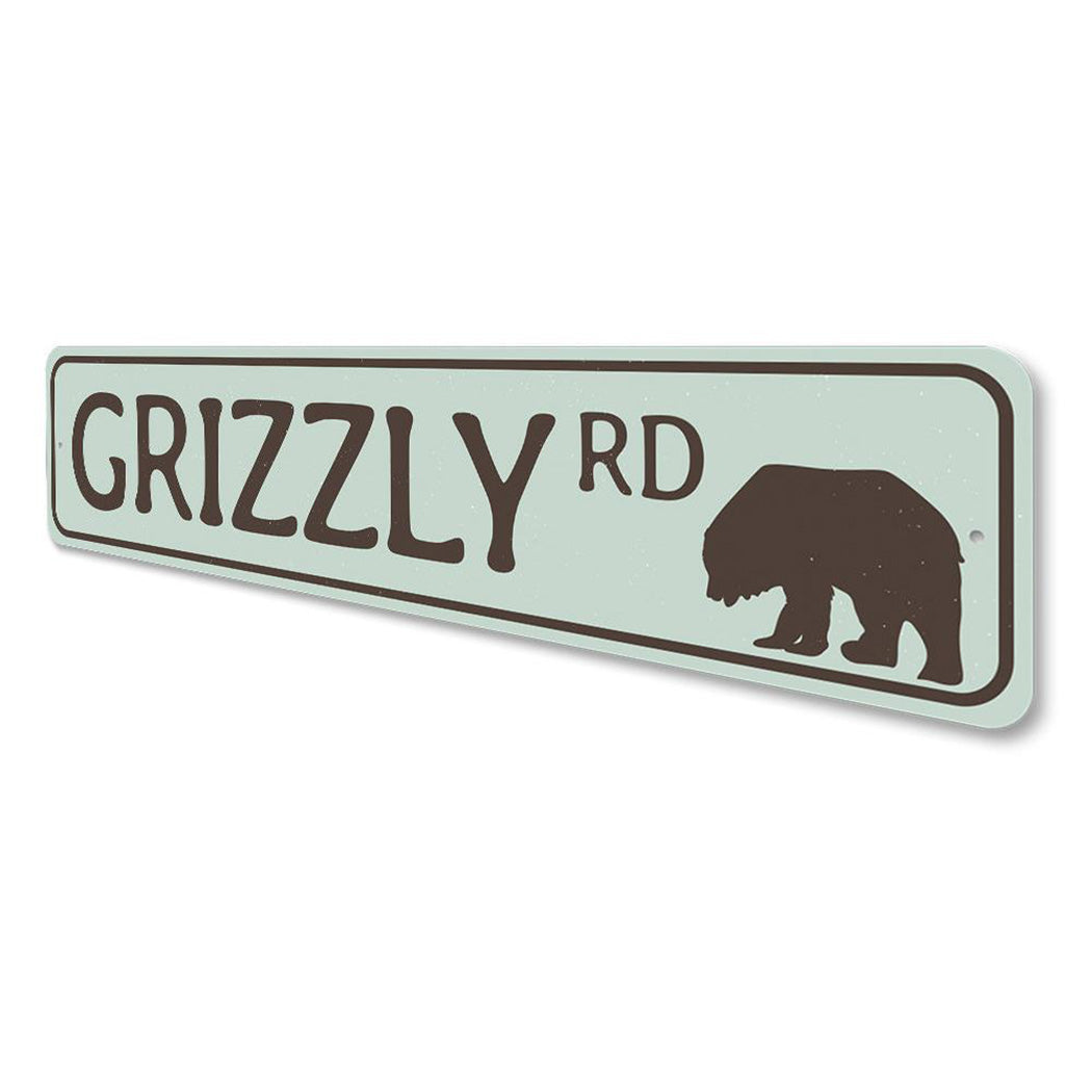 Grizzly Road Sign