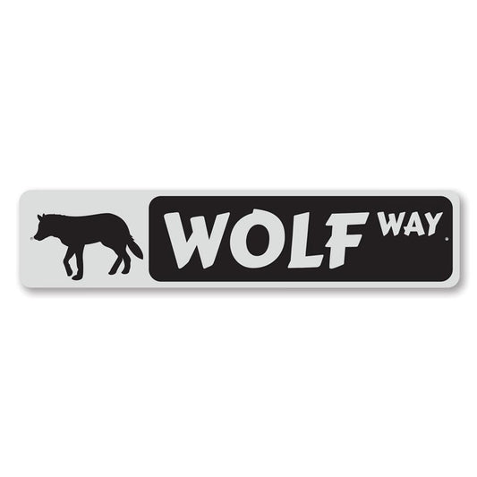 Wolf Way Sign
