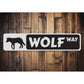 Wolf Way Sign