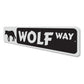 Wolf Way Sign