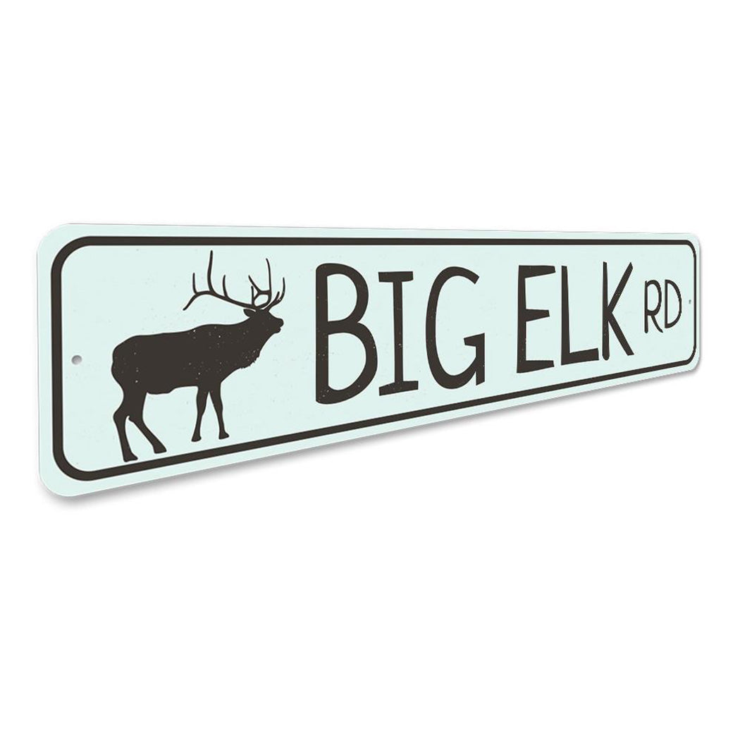 Big Elk Road Sign