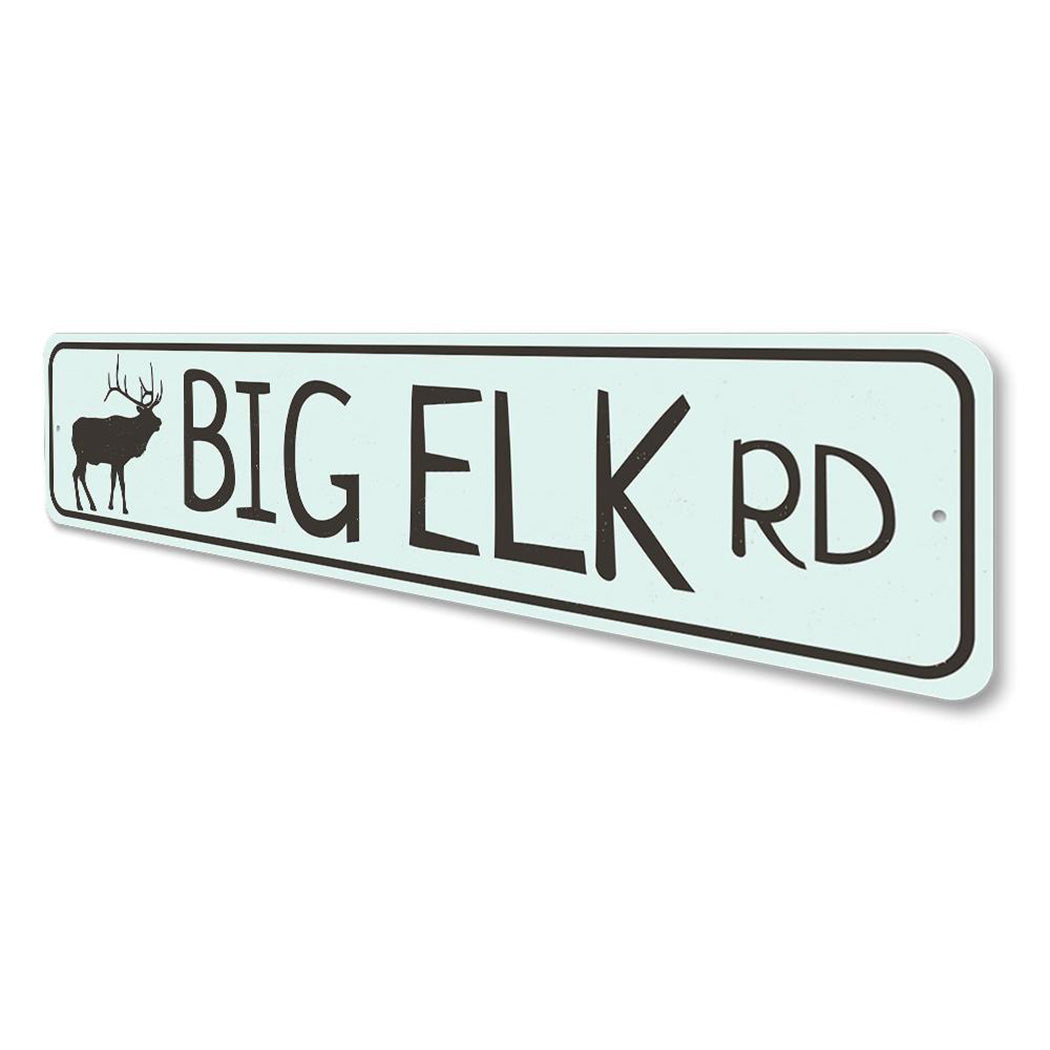 Big Elk Road Sign