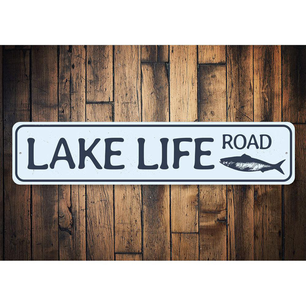 Lake Life Road Sign